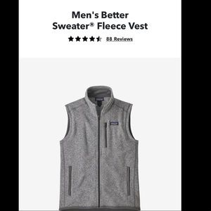 Patagonia Men’s Better Sweater Fleece Vest